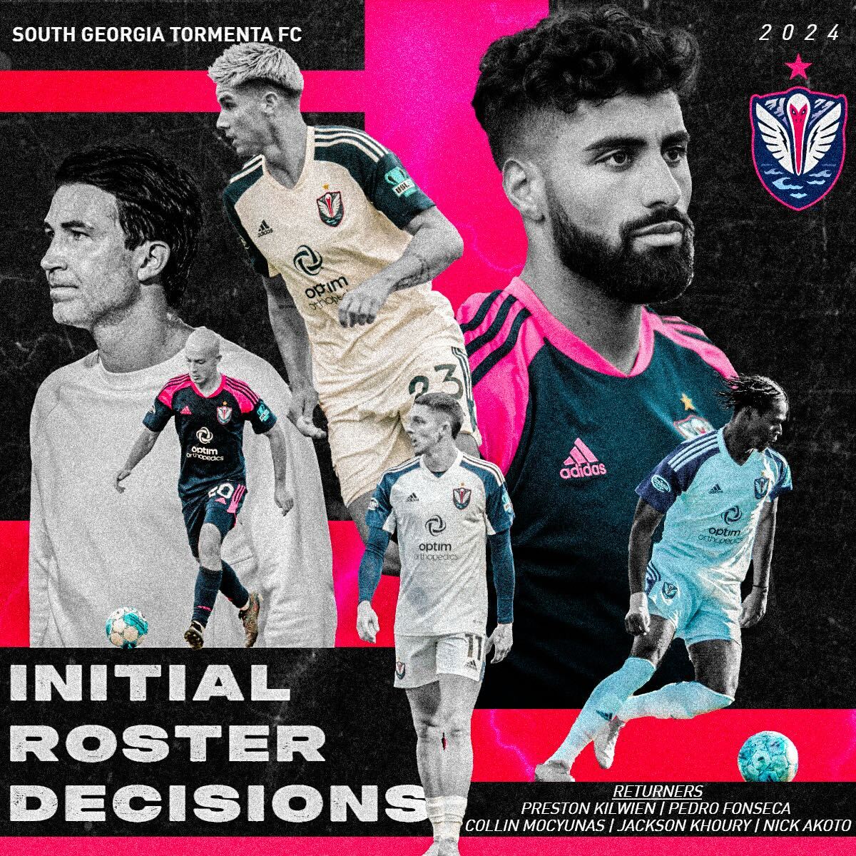 Tormenta FC Announces Initial 2024 Roster Decisions featured image