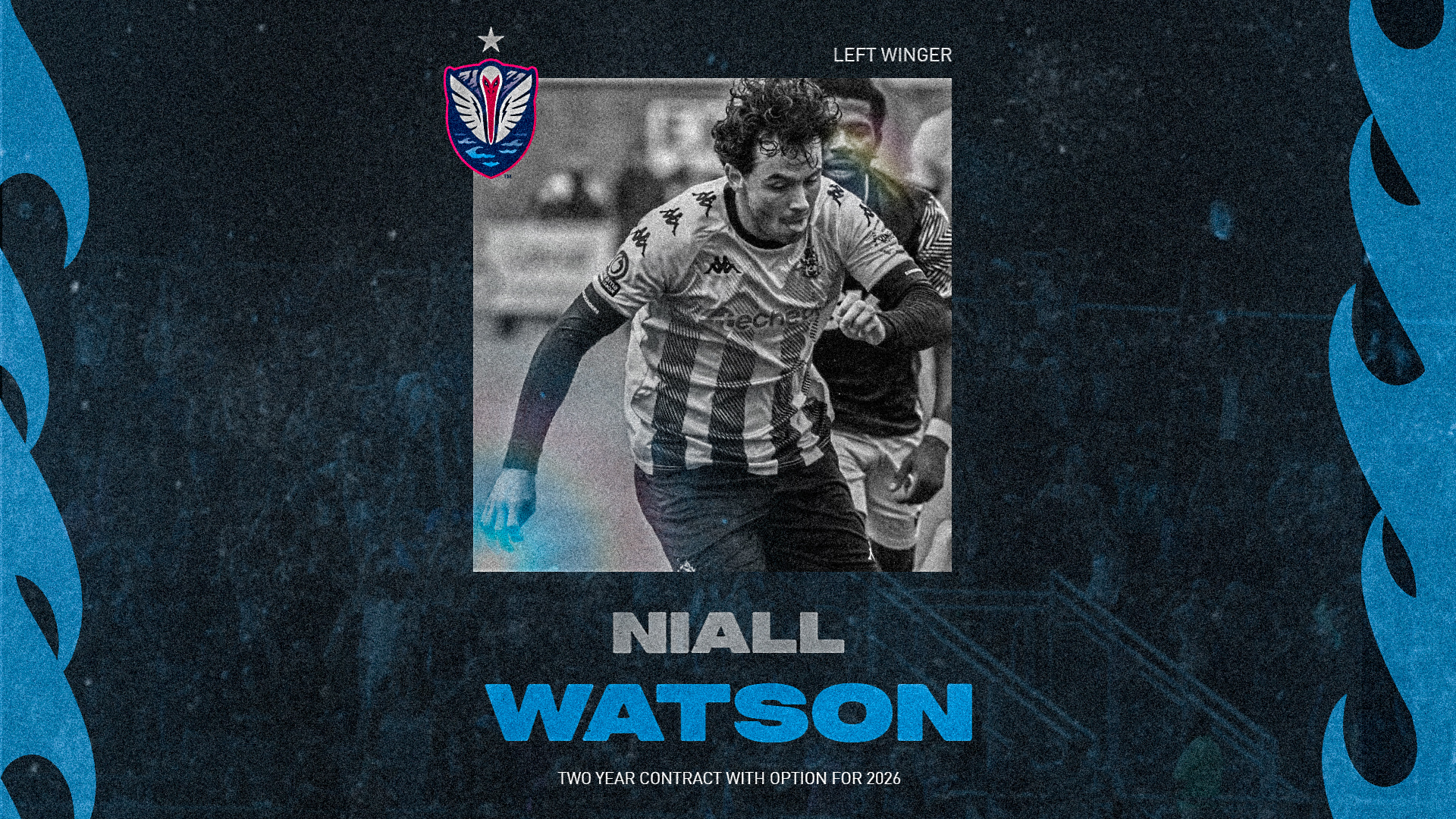 Niall Watson Signs Two-Year Deal With 2026 Club Option featured image