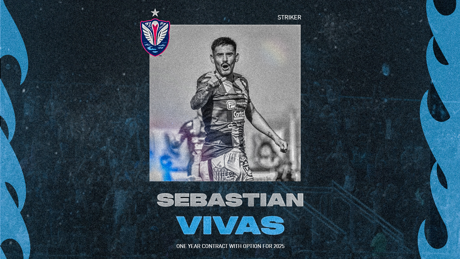 Tormenta FC Announces Sebastián Vivas on One-Year Deal with an Option for 2025 featured image