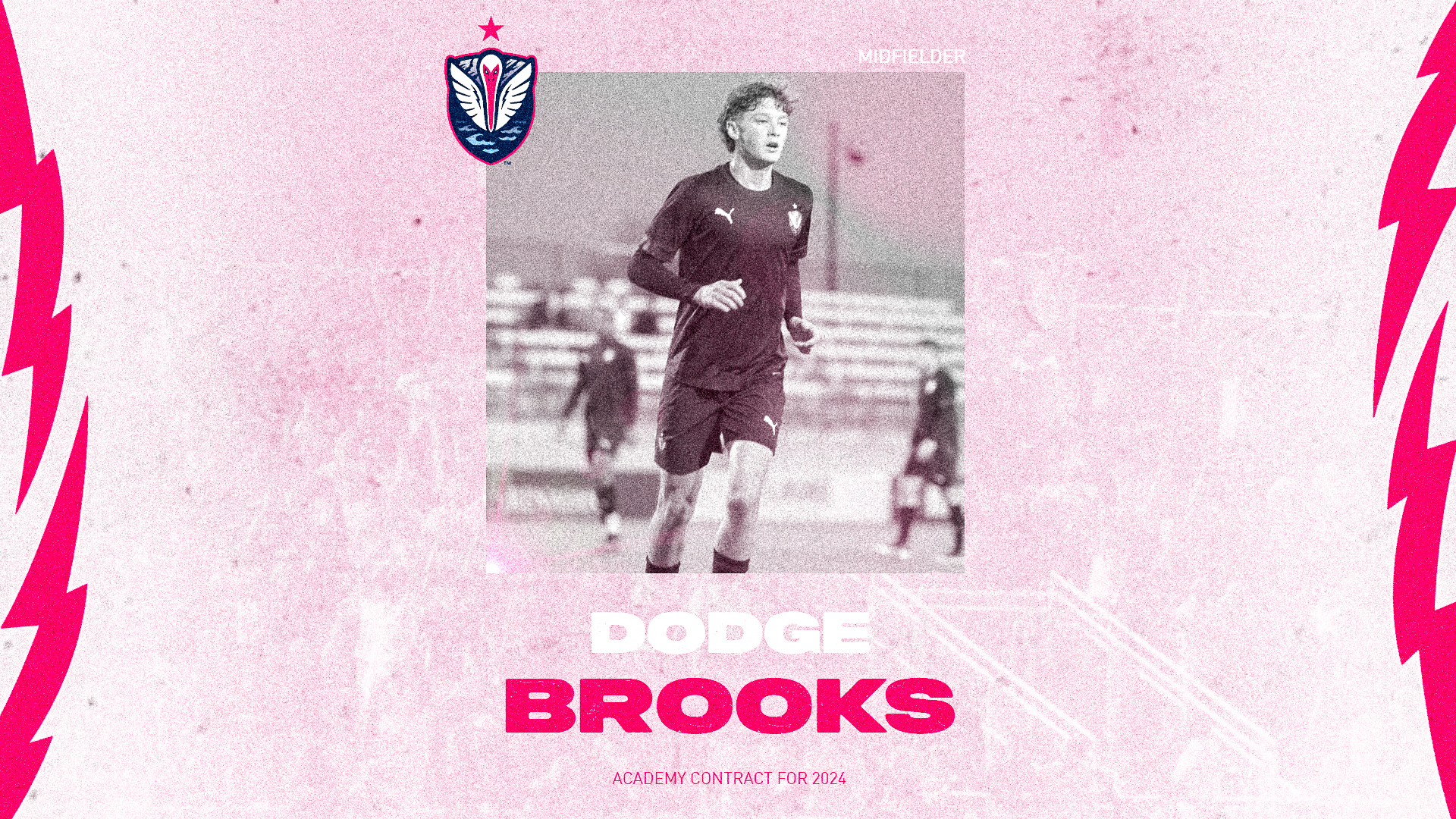 Tormenta FC Signs Dodge Brooks to Academy Contract featured image