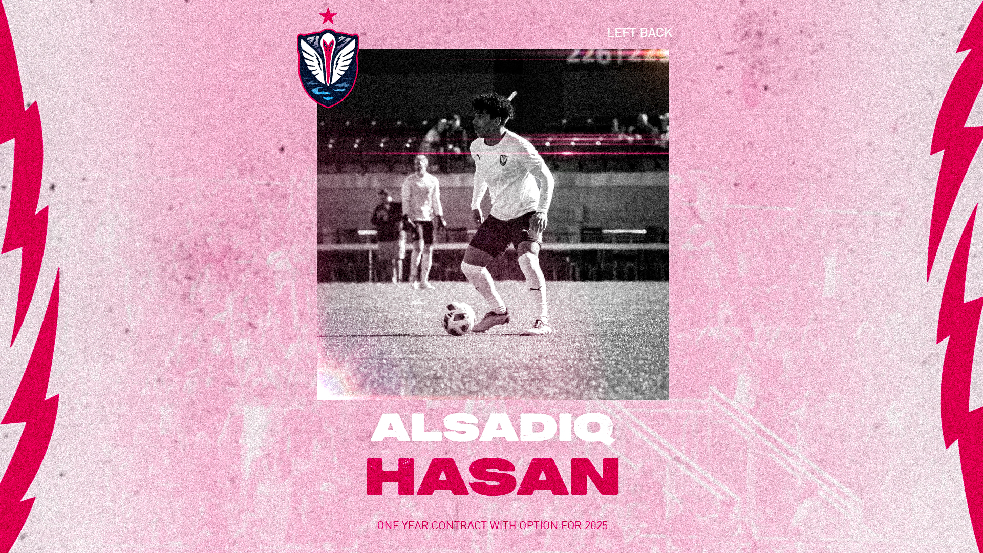 Tormenta FC Signs Alsadiq Hasan to One Year Contract with Club Option for 2025 featured image