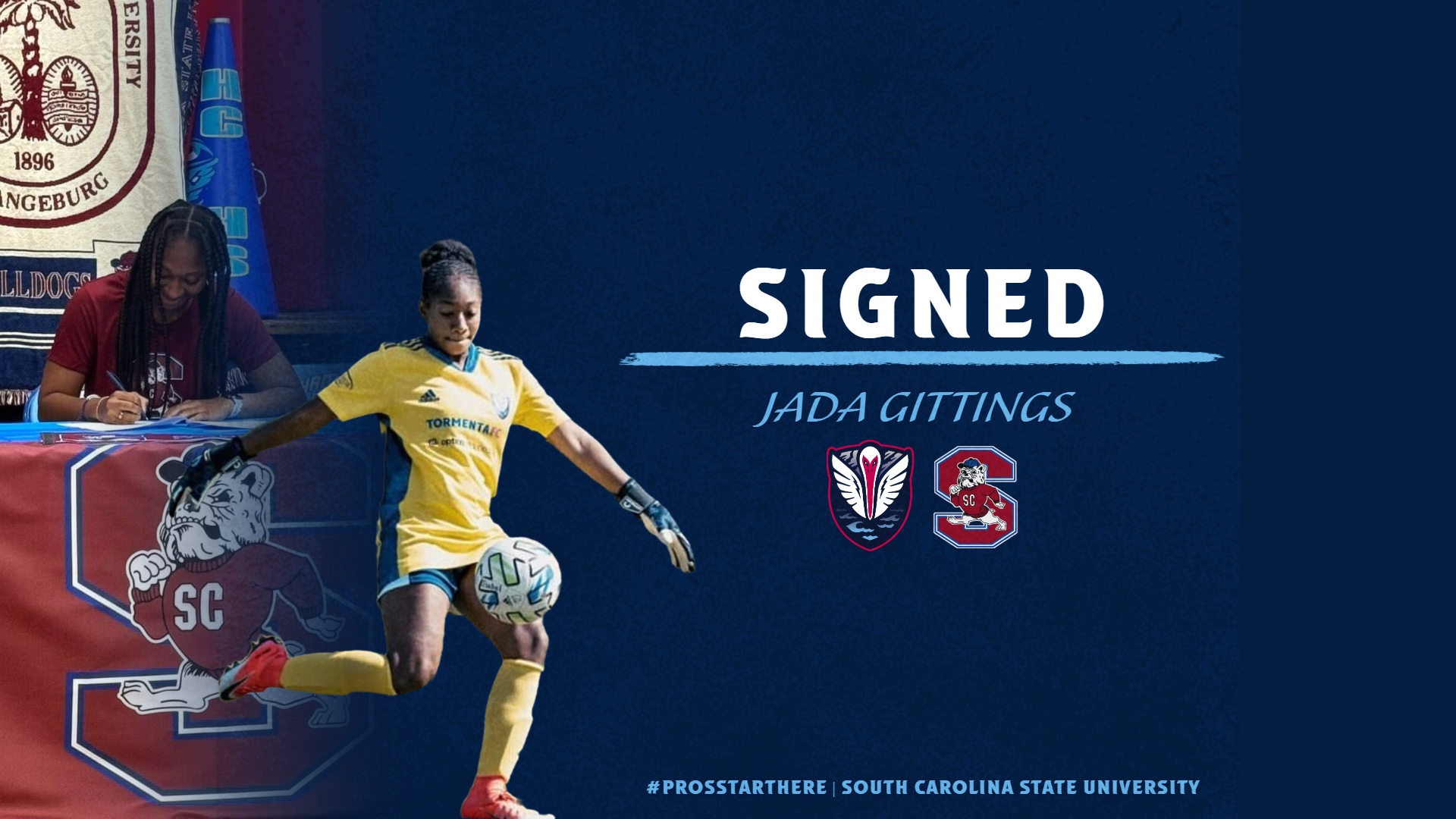 Tormenta Academy Graduate Jada Gittings Signs for South Carolina State University featured image