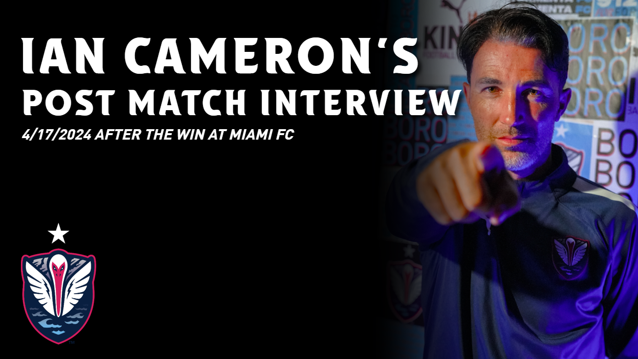Head Coach Ian Cameron Gives Insight into Open Cup Performance Against Miami FC featured image